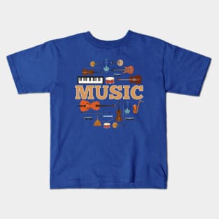 Music concept Kids T-Shirt